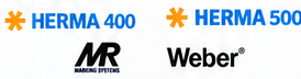HERMA 400, HERMA 500, MR en Weber